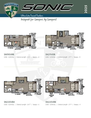 2025 Venture RV Sonic Flyer