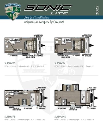 2025 Venture RV Sonic Lite Flyer