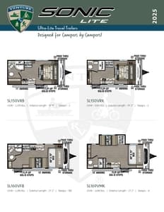 2025 Venture RV Sonic Lite Flyer page 1