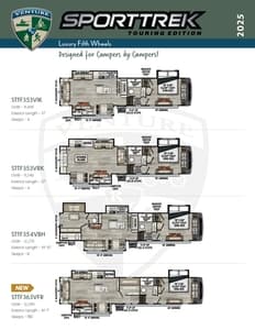 2025 Venture RV Sporttrek Touring Edition Fifth Wheels Flyer page 1