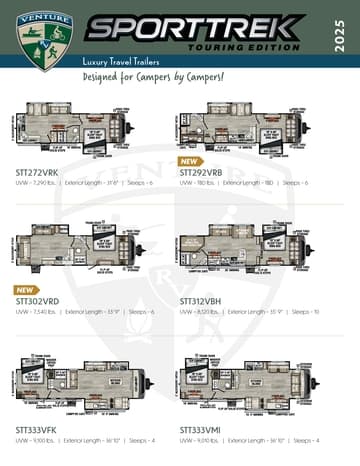 2025 Venture RV Sporttrek Touring Edition Flyer