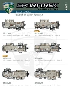 2025 Venture RV Sporttrek Touring Edition Flyer page 1