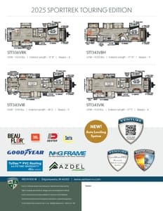 2025 Venture RV Sporttrek Touring Edition Flyer page 2