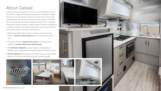 2026 Airstream Caravel Brochure page 2