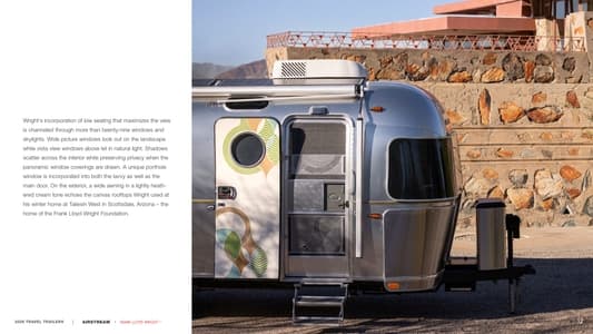 2026 Airstream Frank Lloyd Wright Usonian Limited Edition Brochure page 13