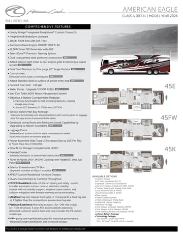 2026 American Coach American Eagle Flyer