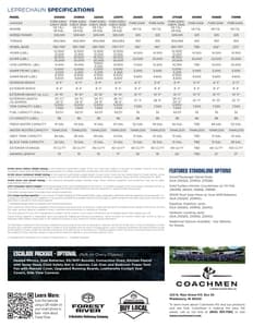 2026 Coachmen Leprechaun Flyer page 2