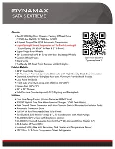 2026 Dynamax Isata5 Extreme Brochure page 3