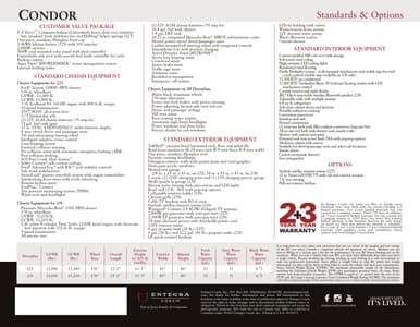 2026 Entegra Coach Condor Brochure page 4