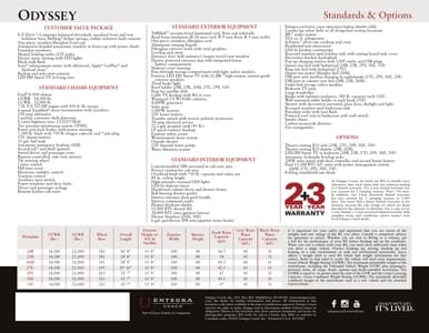 2026 Entegra Coach Odyssey Brochure page 4