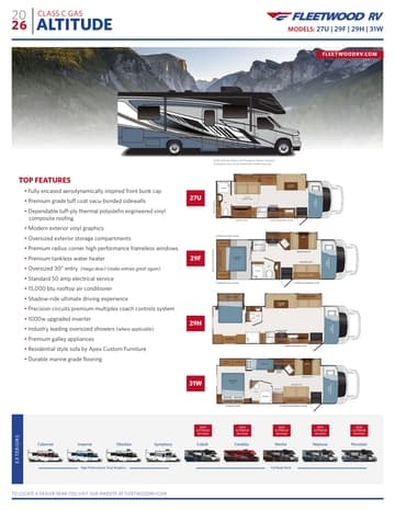 2026 Fleetwood Altitude Flyer