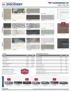 2026 Fleetwood Discovery Flyer page 2