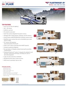 2026 Fleetwood Flair Flyer page 1