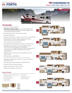 2026 Fleetwood Fortis Flyer page 1