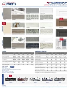 2026 Fleetwood Fortis Flyer page 2