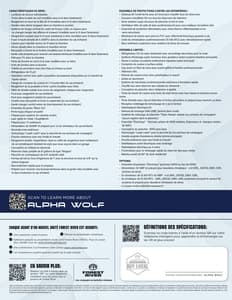 2026 Forest River Alpha Wolf French Brochure page 4