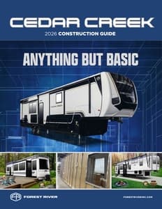 2026 Forest River Cedar Creek Construction Guide Brochure page 1