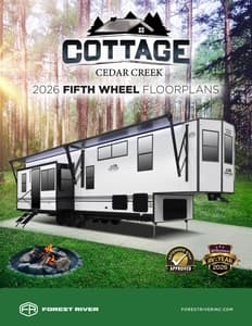 2026 Forest River Cottage Fifth Wheel Floorplans Brochure page 1