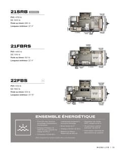 2026 Forest River Flagstaff Travel Trailers French Brochure page 13