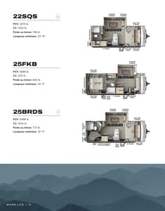 2026 Forest River Flagstaff Travel Trailers French Brochure page 14