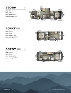2026 Forest River Flagstaff Travel Trailers Brochure page 26