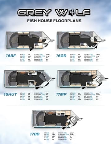 2026 Forest River Grey Wolf Fish House Flyer