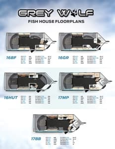 2026 Forest River Grey Wolf Fish House Flyer page 1