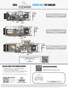 2026 Forest River Ozark Brochure page 4