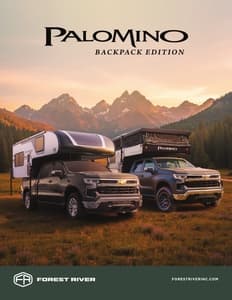 2026 Forest River Palomino Backpack Edition Brochure page 1