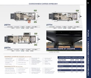 2026 Forest River Puma French Brochure page 13