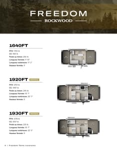 2026 Forest River Rockwood Tent Campers French Brochure page 4