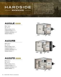 2026 Forest River Rockwood Tent Campers French Brochure page 6