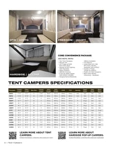 2026 Forest River Rockwood Tent Campers Brochure page 2