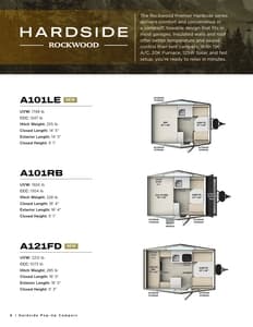 2026 Forest River Rockwood Tent Campers Brochure page 6