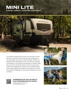 2026 Forest River Rockwood Travel Trailers French Brochure page 11