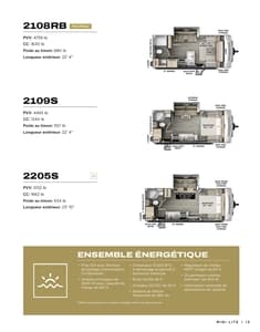 2026 Forest River Rockwood Travel Trailers French Brochure page 13