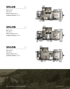 2026 Forest River Rockwood Travel Trailers French Brochure page 15