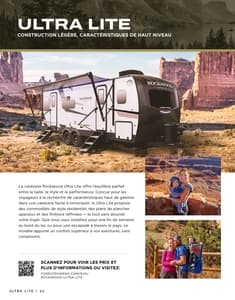 2026 Forest River Rockwood Travel Trailers French Brochure page 22