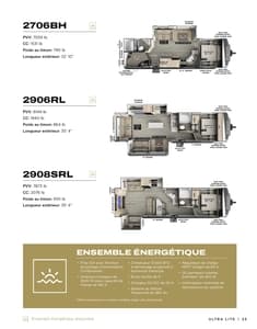 2026 Forest River Rockwood Travel Trailers French Brochure page 25
