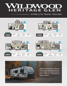 2026 Forest River Wildwood Heritage Glen Brochure page 1