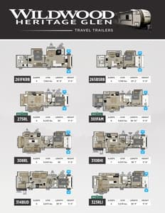 2026 Forest River Wildwood Heritage Glen Brochure page 2