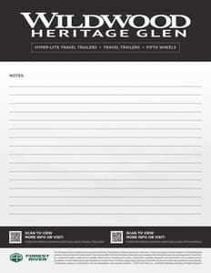 2026 Forest River Wildwood Heritage Glen Brochure page 4