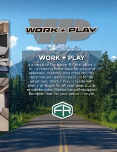 2026 Forest River Work and Play Brochure page 3