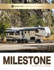 2026 Heartland Milestone Brochure page 1