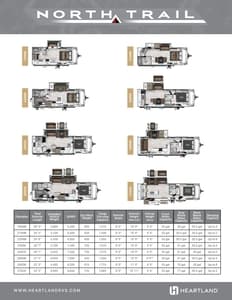2026 Heartland North Trail Flyer page 1