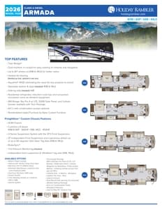 2026 Holiday Rambler Armada Flyer page 1