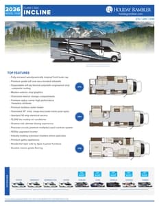 2026 Holiday Rambler Incline Flyer page 1