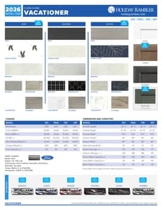 2026 Holiday Rambler Vacationer Flyer page 2