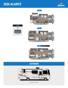 2026 Jayco Alante Flyer page 1