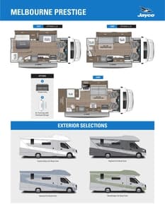 2026 Jayco Melbourne Prestige Flyer page 1